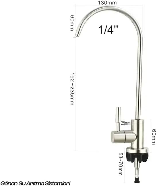 INOX SU ARITMA CİHAZI MUSLUĞU